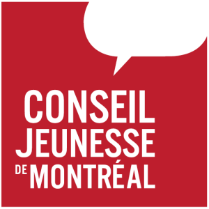 Le logo du Conseil jeunesse de Montréal, qui a demandé la consultation sur le sentiment de sécurité dans l'espace public des jeunes de 12 à 30 ans.